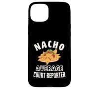 Custodia per iPhone 15 Plus Nacho Average Court Reporter Divertente Cinco de Mayo Fun Nachos