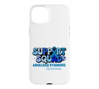 Custodia per iPhone 15 Plus Nastro blu di sensibilizzazione sulla sindrome di Angelman