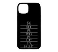 Custodia per iPhone 15 Plus New York Vintage Retro Style Design Ballet Dancing