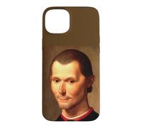 Custodia per iPhone 15 Plus Niccolo Machiavelli Ritratto Pittura Santi 1550