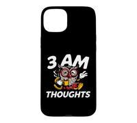 Custodia per iPhone 15 Plus Night Owl Overthinker 3 AM Thoughts Coffee