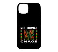 Custodia per iPhone 15 Plus Nights Owl Gamer Nocturnal Chaos Coffee Lover