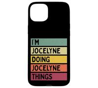 Custodia per iPhone 15 Plus Nome personalizzato divertente I'm Jocelyne Doing Jocelyne Things
