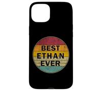 Custodia per iPhone 15 Plus Nome personalizzato Ethan I love Ethan Retro stile vintage