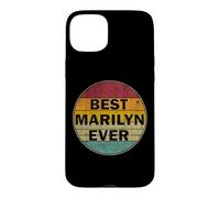 Custodia per iPhone 15 Plus Nome personalizzato Marilyn I love Marilyn Retro stile vintage