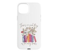 Custodia per iPhone 15 Plus Non esistono troppi libri Romance Fantasy Dark