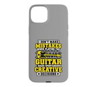 Custodia per iPhone 15 Plus Non faccio errori Chitarra Divertenti Decisioni creative