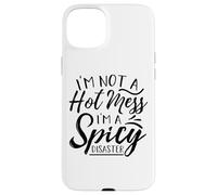 Custodia per iPhone 15 Plus Non sono un disastro, sono un disastro piccante Mamma Papà