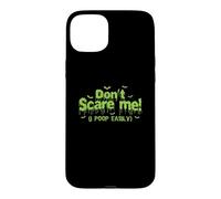 Custodia per iPhone 15 Plus Non spaventarmi! Io cacca facilmente Halloween