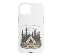 Custodia per iPhone 15 Plus Northern Woods Whisper My Name Forest Camping