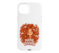 Custodia per iPhone 15 Plus Nove & Divine Redhead 9 Stelle di un anno Luna Divertimento Ginger Girl