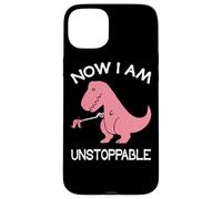 Custodia per iPhone 15 Plus Now I'm Unstoppable - Funny T-Rex Dinosaur