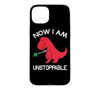 Custodia per iPhone 15 Plus Now I'm Unstoppable - Funny T-Rex Dinosaur