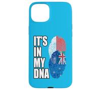 Custodia per iPhone 15 Plus Nuova Zelanda E Malgascio Mix DNA Heritage Flag
