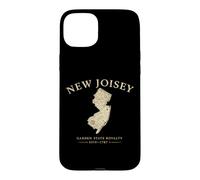 Custodia per iPhone 15 Plus Nuovo Joisey Vintage Garden State Royal