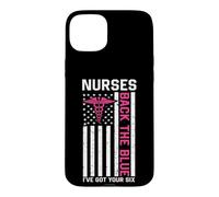 Custodia per iPhone 15 Plus Nurse Back The Blue I've Got Your Six American Flag