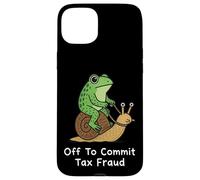 Custodia per iPhone 15 Plus Off To Commit Tax Fraud Frog Anti-tasse Rana