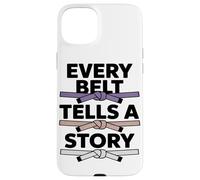 Custodia per iPhone 15 Plus Ogni Cintura Racconta Una Storia, Maestro Di Karate Western