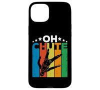 Custodia per iPhone 15 Plus Oh Chute Skydiving Parachutist Skydive Parachuting Skydiver