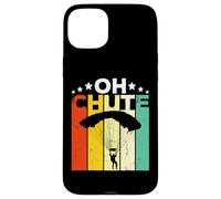 Custodia per iPhone 15 Plus Oh Chute Skydiving Parachutist Skydive Parachuting Skydiver