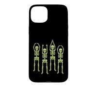 Custodia per iPhone 15 Plus Ohio Skeleton Halloween Retro Vintage Aesthetic Graphic