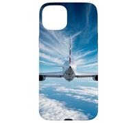 Custodia per iPhone 15 Plus Oltre l'orizzonte: aereo da dietro