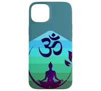 Custodia per iPhone 15 Plus OM Universo All'interno di Aum Meditazione Yoga Spirituale