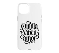 Custodia per iPhone 15 Plus Omnia Vincit Amor Latin Love conquista tutti