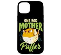 Custodia per iPhone 15 Plus One Bad Mother Puffer Hilarious & Cute Puffer Fish