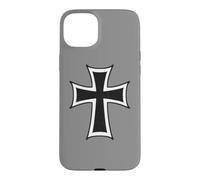 Custodia per iPhone 15 Plus ORDINE TEUTONIC EMBLEMA CROCE CAVALIERI TEUTONICI CROCIATE