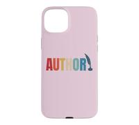 Custodia per iPhone 15 Plus Orgoglioso autore pubblicato mamma papà vintage poeta libro scrittore