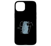 Custodia per iPhone 15 Plus Origami Penguin come fresco Forma