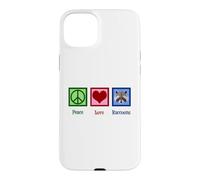 Custodia per iPhone 15 Plus Pace Amore Procioni Carino Procione
