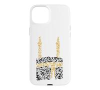 Custodia per iPhone 15 Plus Pace Assalamu Alaykum Muslimah Uomini Musulmani Donna Kaaba La Mecca