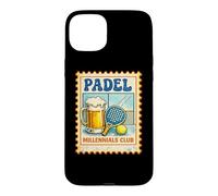 Custodia per iPhone 15 Plus Padel Millennials Club: La Divertente Generazione Della