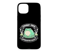 Custodia per iPhone 15 Plus Paffuto Frog Appreciation Society Amphibian Hobbyist