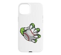 Custodia per iPhone 15 Plus Palla da baseball Artiglio Cartoon Monster Animal Mano