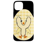 Custodia per iPhone 15 Plus Pasqua pulcino alfabeto lettera Y primavera grafico