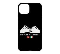 Custodia per iPhone 15 Plus Passaggio del Sempione Alpi Svizzera Italia Road Trip