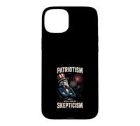 Custodia per iPhone 15 Plus Patriottismo - Scetticismo Americano