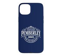 Custodia per iPhone 15 Plus Pemberley Derbyshire Orgoglio e pregiudizio Jane Austen College