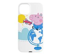Custodia per iPhone 15 Plus Peppa Pig Globe Colour