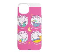 Custodia per iPhone 15 Plus Peppa Pig Sleepy Time