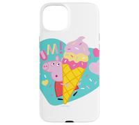Custodia per iPhone 15 Plus Peppa Pig Yum Ice Cream