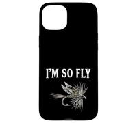 Custodia per iPhone 15 Plus Pesca a mosca Brook Dry Fly Tying Fisherman I'm So Fly