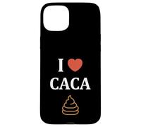 Custodia per iPhone 15 Plus Péteur prout j'aime le caca Humour i love caca