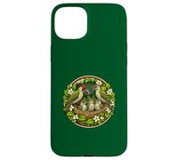 Custodia per iPhone 15 Plus Picchio verde uccello birdwatcher primavera uccello canoro pulcino
