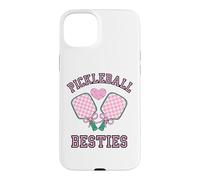 Custodia per iPhone 15 Plus Pickleball Besties BestFriend's Tee Fashion