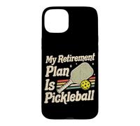 Custodia per iPhone 15 Plus Pickleball è il mio piano pensionistico giocatori Pickle Ball
