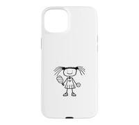 Custodia per iPhone 15 Plus Pickleball Girl Stickfigure Cute Funny Pickleball